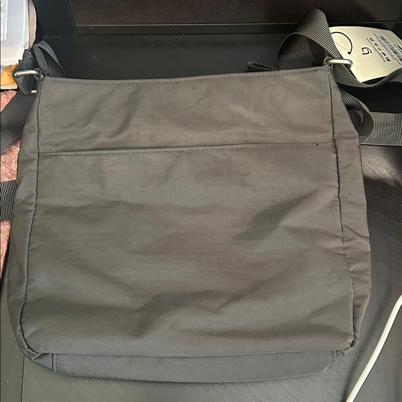 Baggallini Charcoal Messenger Bag - Picture 2 of 3